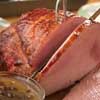 Apple Raisin Glazed Ham