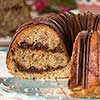 Banana Chocolate Swirl Cake