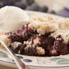 Crusty Blueberry Cobbler