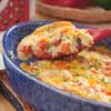 Fresh Pepper and Cheddar Bake