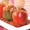 Meaty Vegetable and Rice Stuffed Peppers