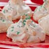 Mistletoe Meringue Cookies