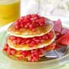 Watermelon Stacked Breakfast Pancakes