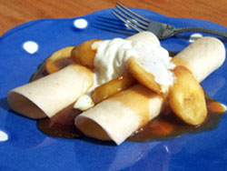 Bananas Foster Crepes 05 29 09 RE My efforts to eat lighter