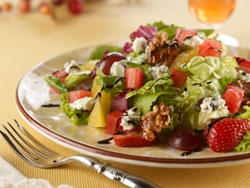 Blue Watermelon Walnut Salad RE  1   Free eCookbook from Mr. Food   Watermelon: Enjoy It All Year Long