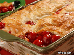 Cherry Nut Cobbler