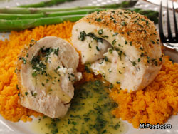 chickenprosciutto asparagus rollups