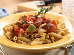 Chicken Sausage Cacciatore