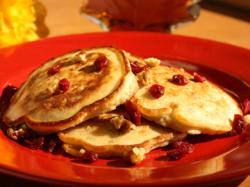 Cranberry Nut Orange Pancakes