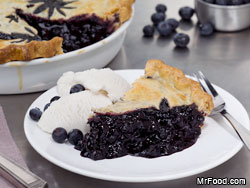 Deep Dish Blueberry Pie