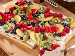 Fresh and Fruity Dessert Pizza