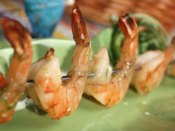Lime Shrimp Skewers