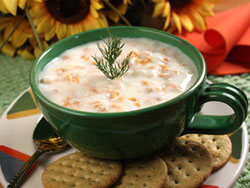 Salmon Dill Chowder RE Do YOUR kids eat salmon?