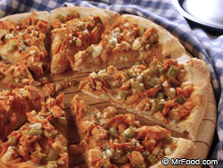 Touchdown Buffalo Chicken Pizza