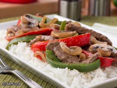 Smothered Beef and Peppers