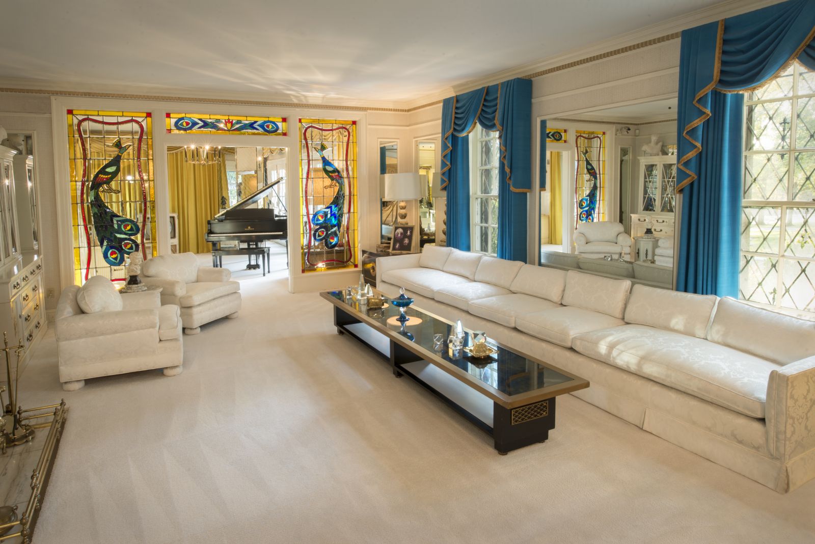 Elvis Presley's Graceland Living Room